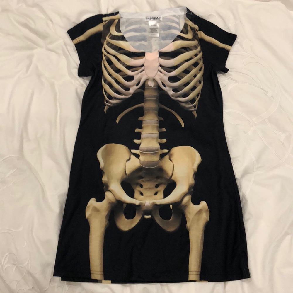 Skeleton T-Shirt Dress